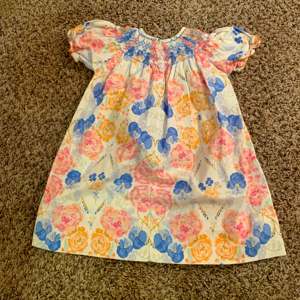 Le’ Za Me Embroidered Flower Dress